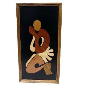   Father Overlay Wood Picture   Handmade in Ghana