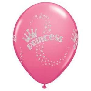  (12) Princess 11 Latex Balloons Glitter New Toys & Games
