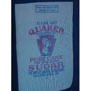  Solid Oak Framed Quaker Pure Cane Sugar 10 lb. Bag