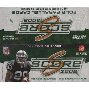  2008 Score Football Box   36 packs of 7 cards: Sports 