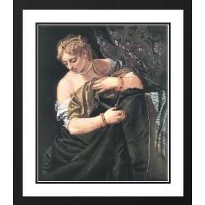 Veronese, Paolo 20x23 Framed and Double Matted Lucretia  