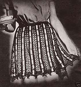 Vintage Crochet Retro Sexy Hostess Party APRON PATTERN  