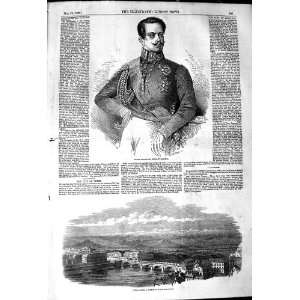  1849 VICTOR EMMANUEL KING SARDINIA VIEW TURIN BRIDGE