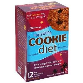  Cookie Diet Meal Replacement Cookies, Oatmeal, 40 gram Cookies 