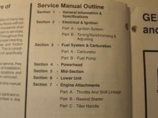 Force Mercury Outboard Service Shop Manual 1996 25 HP  