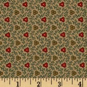  44 Wide Colonial Christmas Calico Pine Fabric By The 