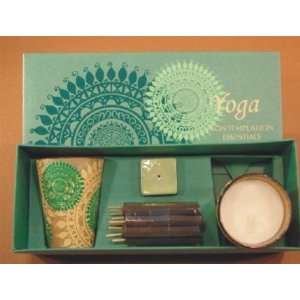  Maroma Yoga Contemplation   Gift Set With Luminary Candle 