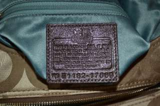 COACH NWT Madison Signature C MAGGIE Handbag Purse Mahogany Leather 