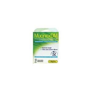  Mucinexdm Expectorant & Cough 2 Tabs Health & Personal 