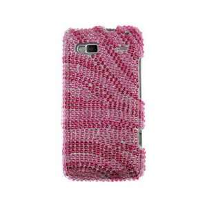  Two Piece Diamond Design Cover Case Hot Pink and Pink 