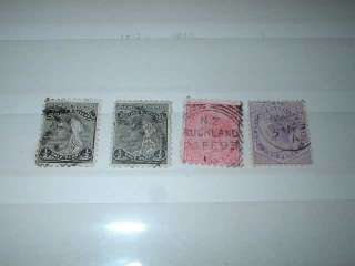 6037D STOCKBOOK EARLY MODERN NEW ZEALAND QV QEII STAMPS CHALONS 