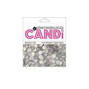  Craftwork Cards   Candi   Texture Paper Dots   Silver 