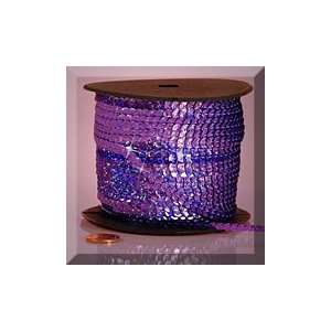   Mm X 80yd Lavender Holographic Faceted Sequins
