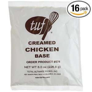 Total Ultimate Foods Creamed Chicken Base, 8 Ounce Units (Pack of 16)
