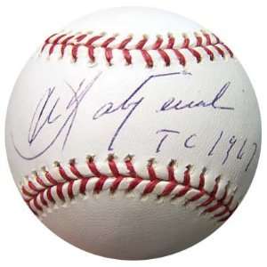  Carl Yastrzemski Signed Baseball   Yaz TC 1967 PSA DNA 