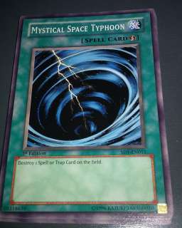 SD1 EN011 1st Edition Yugioh Mystical Space Typhoon  