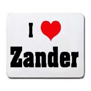  I Love/Heart Zander Mousepad