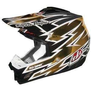  Troy Lee Designs SE3 Zap Helmet   2X Large/Gold Chrome 