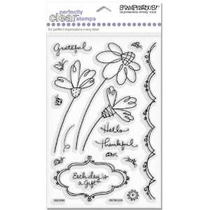  Loopy Blooms   Stampendous Perfectly Clear Stamps Arts 