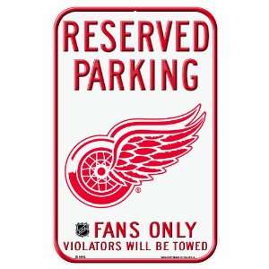 NHL Detroit Red Wings 11 by 17 Inch Locker Room Sign  