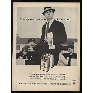  1963 Viceroy Cigarette Men of the World Print Ad (8896 