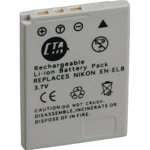 CTA Digital DB ENEL8 Rechargeable Digital Camera Battery Equivalent to 