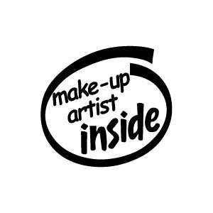    Make up Artist Inside Vinyl Graphic Sticker Decal: Home & Kitchen