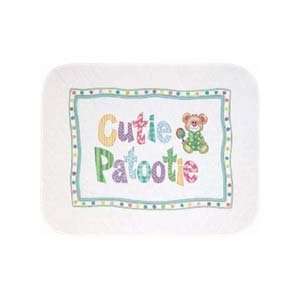  Cutie Patootie Quilt Stamped Cross Stitch Kit Office 