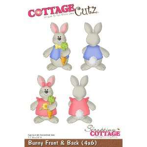  Bunny Front & Back Die cut // Cottage Cutz Arts, Crafts & Sewing