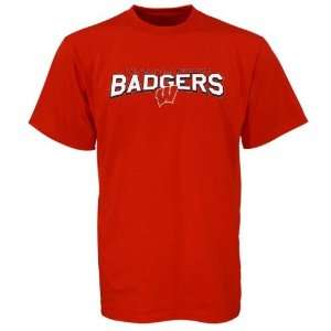   Badgers Cardinal Youth School Mascot T shirt