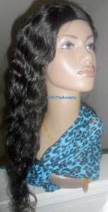 20 Loose Curl #1b MaLAYSIAN REMY Instantly Removable Sew In U Part 
