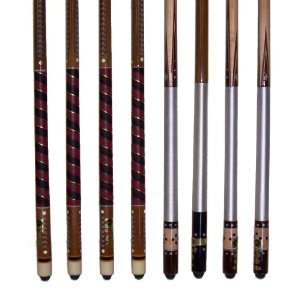   Economy 2 Piece Pool Cues SC9   Free Shipping: Sports & Outdoors