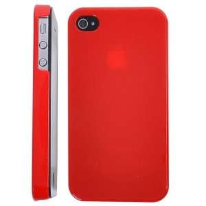  Red Hard Case Shell Skin Cover for iPhone 4/iPhone 4S 