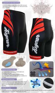 FIXGEAR cycling jersey top gear tights bike shirts 12mm gel pad shorts 