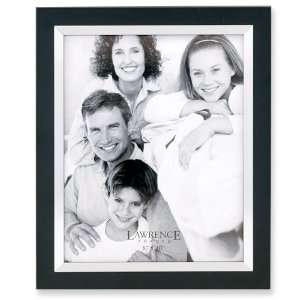  Black Wood Picture Frame with Silver Metal