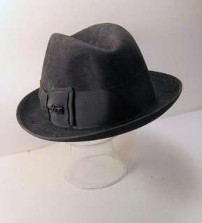 Vintage 1960s Lee St Regis Fedora Mens Size 7 Hat  