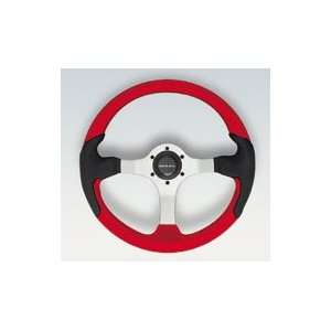  Uflex Spargi Steering Wheel   Red Inserts With Black Grip 