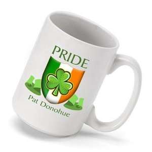 Personalized Irish Pride Coffee Mug   15 oz  Kitchen 