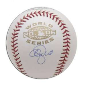  Adam Wainwright Autographed Baseball  Details: 2006 World 