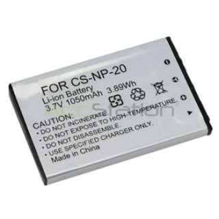 NP 20 Battery + Charger For Casio Exilim EX Z75 EX S600  