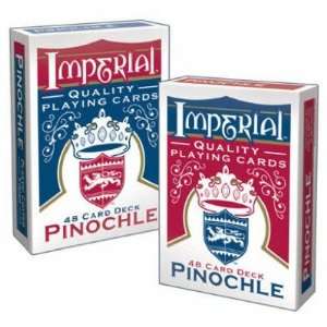  Imperial Pinochle Playing Cards Toys & Games