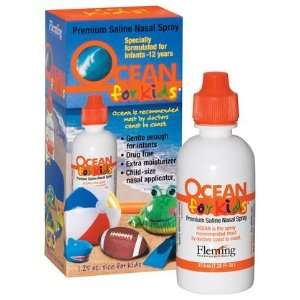  Ocean for Kids Saline Nasal Spray 1.25 oz (Pack of 5 