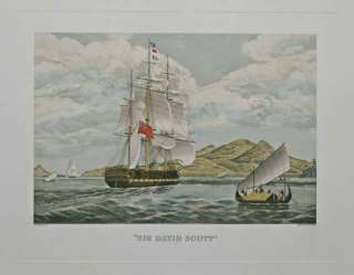 Sir David Scott Nautical Engraving  