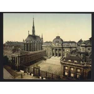  Palais de Justice,Sainte Chapelle, Paris, France,c1895 