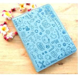  Smart Cute Pretty Lovely light blue Leather Cover Case for 