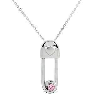 SAFE IN MY LOVE PENDANT AND CHAIN W/PACKAGING Sterling Silver OCTOBER 