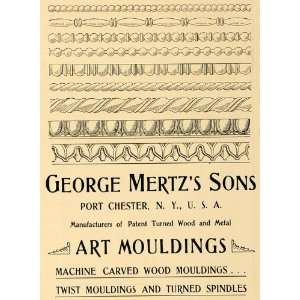  Ad Art Mouldings George Mertz Carved Wood Art Mouldings Decorative 