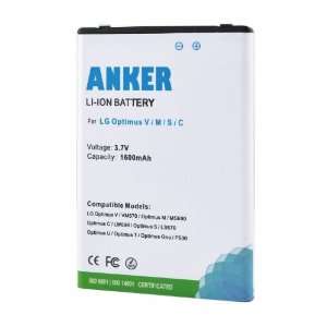  Anker® 1600mAh Li ion Battery For LG Thrive; LG Phoenix 