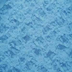 Nylon Stretch Lace Fabric Tropical Turquoise:  Home 