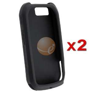   Black Silicone Skin Case for Motorola i1 / Opus One: Electronics